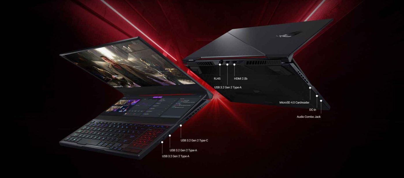 ROG Zephyrus Duo Ports